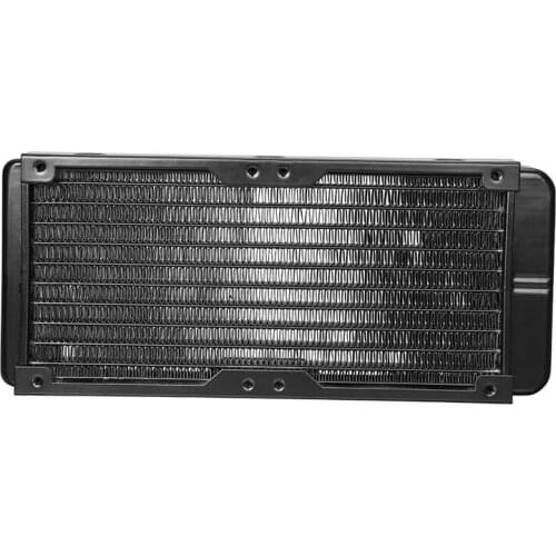 240mm 10 Tubes Aluminum alloy Computer Radiator Water Cooling Cooler For CPU Heatsink Exchanger CPU Heat Sink For Laptop Desktop