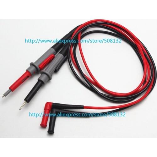 Silicone Adjustable length Test Lead Push and Pull test probe Use For Multimeter 15B+ 17B+ 12E+ 18B+ 115 117 175 179