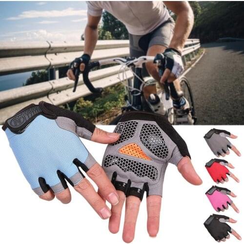 Cycling Gloves Anti Slip Outdoor Half Finger Sports Gloves