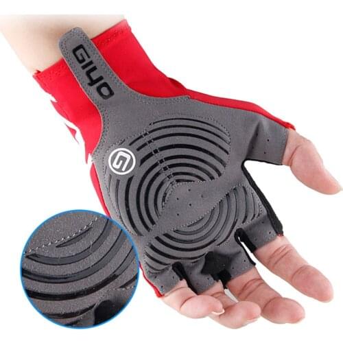 Cycling Gloves Half Finger Anti-slip Anti-sweat Men Women Bicycle Riding Gloves Summer Sports Shockproof Bike Gloves MTB Glove