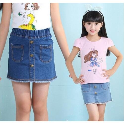 XI KA Denim Skirts For Girls China