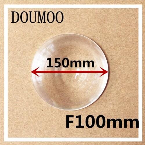 1 pcs / lot free shipping Plane magnificat fresnel lens Diameter 150 mm Focal length 100 mm lens diy plastic fresnel lens