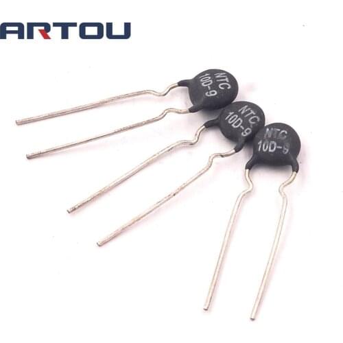10PCS Thermal Resistor NTC 5D-9 5D-11 8D-9 10D-9 10D-11 10D-15 Negative Temperature Thermistor