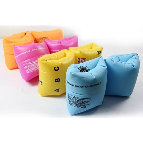 2pcs/lot Thicken PVC Swimming Arm Ring Floating Rings Kids Inflatable Swim Life Air Sleeves Baby Float for Adult / Child