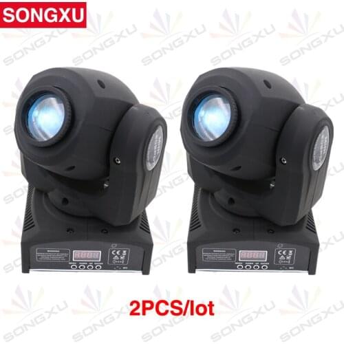 2pcs/lot LED 30W Spots Light DMX Stage Spot Moving for DJ Effect Stage Lights Mini LED Moving Head/SX-MH0130S