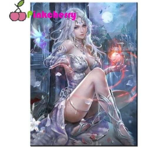 5d,Diamond painting Cartoon girl fairy 5D DIY Full drilling,Cross Stitch Diamond Embroidery Diy custom photo mosaic art k1073