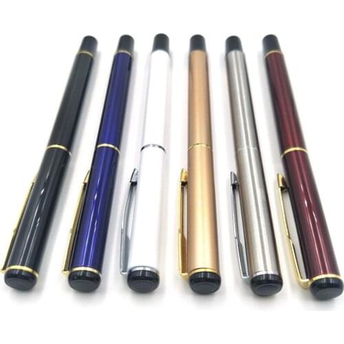 6Pcs Office Pen Set Gift Commercial Mental Gel Ink Pen Set Signing Pen Office Stationery