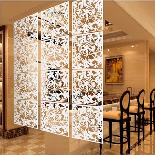PVC butterfly wall hanging screen partition living room curtain screen partition living room folding screen home decoration 8PCS