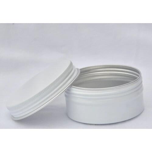 80g 10-200pcs 68*34mm White Round Portable Aluminum Box Metal Tin Cans 80ml Empty Cosmetic Cream Refillable Jar Tea Aluminum Pot