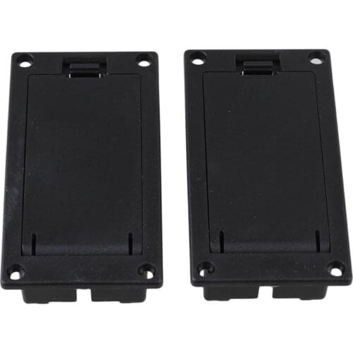 Pair Acoustic Guitar Equalizer Battery holder case for 9v battery