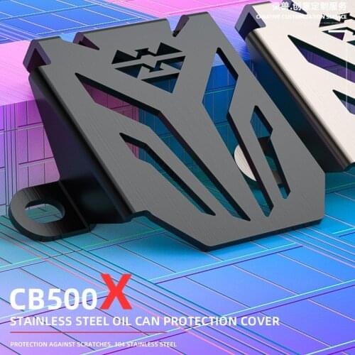 Spirit Beast Motorcycle Oil Bottle Cover Refitting Accessories for Honda Cb500x Brake Oil Cup Protective Cover Oil Can Cover