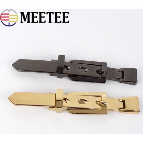 1/2pc Meetee Handbag Hardware Accessories Metal Bag Belt Pin Buckle for DIY Sewing Bags Decor Clothing Adjust Leather Craft