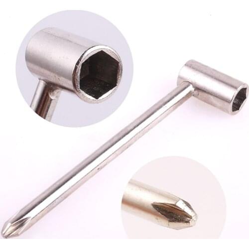 Metal 7mm Truss Rod Wrench Adjustment Tool Silver Color For Jackson Ibanez PRS Electric Guitar