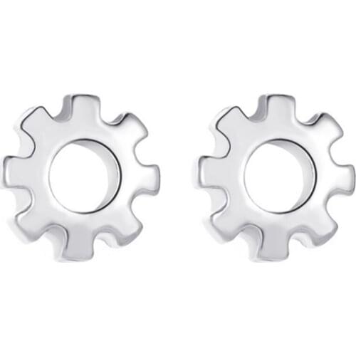 Mini Gear Earrings Personality Rock Gear Earrings Female Punk Earrings Retro Party Wedding Jewelry Gifts