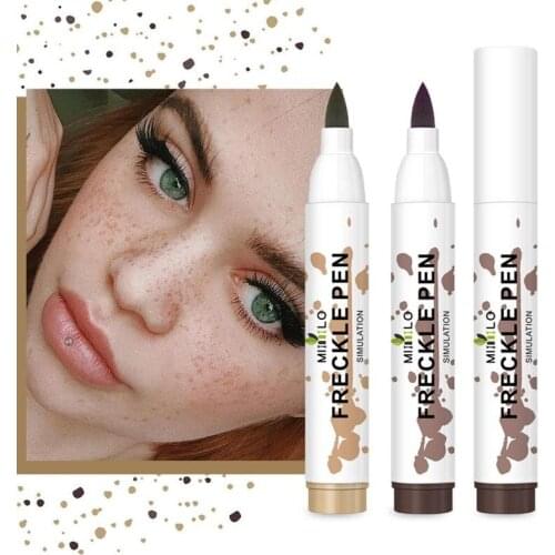 Natural Cosmetic Freckle Pen Waterproof Face Brown Eyeliner Dot Spot Pen Makeup Waterproof Dot Spot Pen Makeup Tool