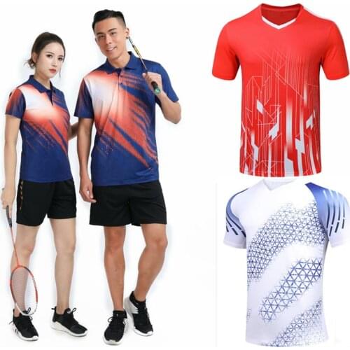 New men /women badminton t-shirt , quicky dry tenis shirt ,volleyball clothes table tenis jerseys.game train running sport shirt