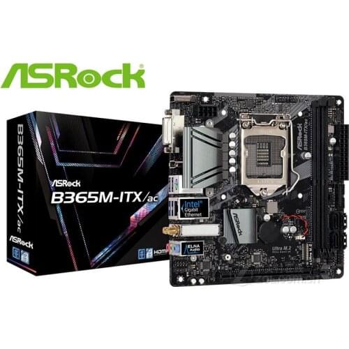 NEW desktop motherboard ASRock B365M-ITX/ac LGA 1151 DDR4 B365 Desktop Computer mainboard