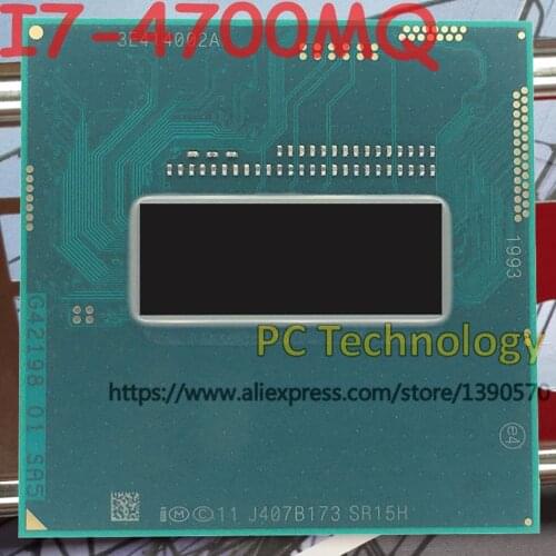Original Intel Core I7-4700MQ SR15H CPU I7 4700MQ processor 2.40GHz-3.40GHz L3=6M Quad core free shipping ship out within 1 day