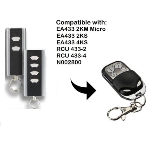 1pcs For EA433 replacement garage door remote control 433,92Mhz Rolling code