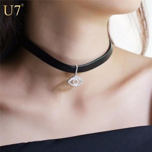 Серебряные чокеры U7 China At AliExpress