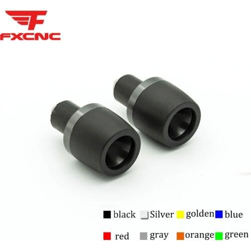 For Universal Honda Ducati Yamaha Suzuki Kawasaki 7/8" 22mm Motorcycle Handlebar Counterweight Plug Slider Handle Bar Ends Grips