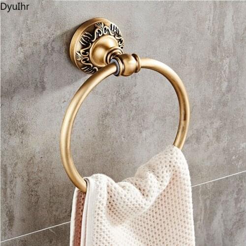 Antique towel ring, towel rack, towel ring, towel pendant, European style, retro, bathroom towel rack DyuIhr
