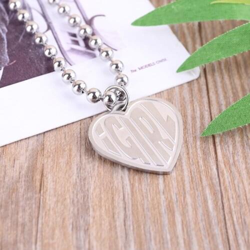 Gothic Female Symbol Girl Crush Choker Devil Girl Heart Pendant Necklace Jewelry K3ND