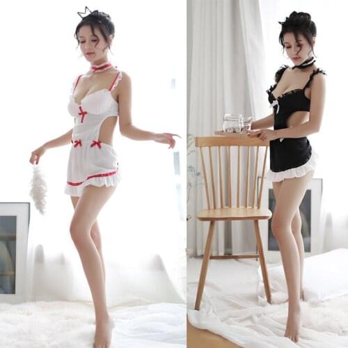 Woman Nurse Cosplay Sexy Maids Nurse Uniforms Temptation Extremely Babydoll Temptation Lingerie Erotic Underwear Costumes