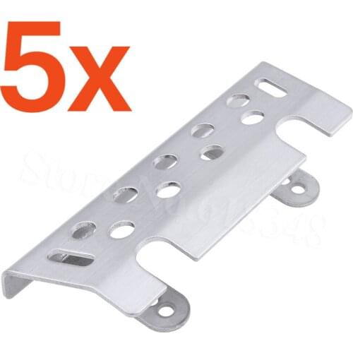 5pcs/Lot Metal Stainless Steel TRX4 Chassis Protective Guard Plate for Traxxas TRX-4 RC Crawler Accessories