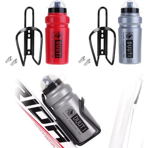 500ml MTB Road Bike Water Bottle + Water Cup Holder Cage Rack Mount Outdoor Drink Jug Bicycle Accessories Cycling Accessories
