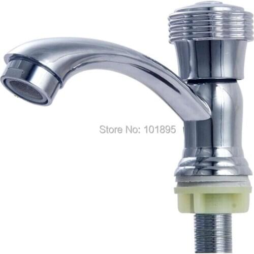 Zinc Material Chrome Plated Cold Water Basin Tap