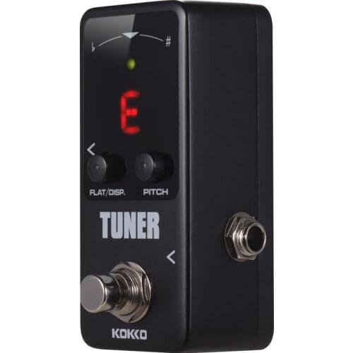 KOKKO FTN2 MINI Chromatic Guitar Tuner Pedal with LED Display True Bypass Guitar Effects Pedal for Music Instrument Accessories