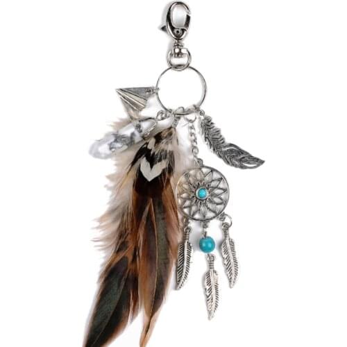 Pendant Wall Hanging Art Dreamcatcher Keychain Handmade Home Decor Gift Wind Chimes Car Decoration Gift Room Pendants Decoration