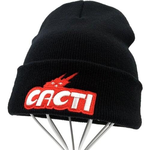 2021 new TRAVIS SCOTTS CACTI Embroidery Casual Beanies For Men Women Fashion Knitted Winter Hat Hip-hop Skullies Hat