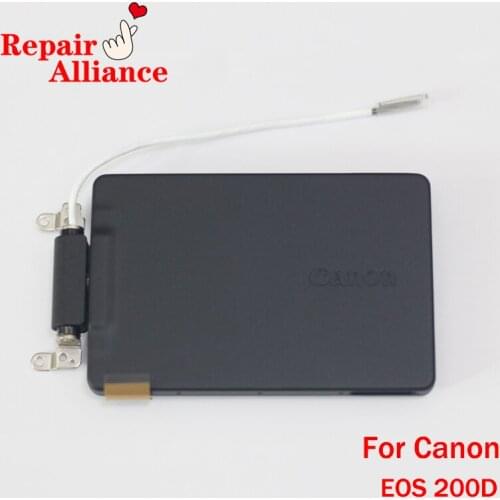 New Original Screen Display With Backlight LCD Assy with hinge repair parts For Canon EOS 200D SLR camera