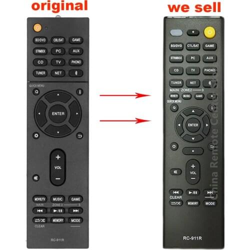 New RC911R Replacement Television Remote Control For Onkyo TX‑RZ810 RC‑911R TR57X‑N5E TX-NR575E AV RECEIVER new version