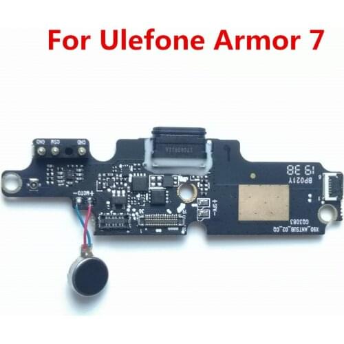 Original Charge Dock Connector USB Board Port With Vibrator Motor Flex Cable Accessories For Ulefone Armor 7 Cellphone