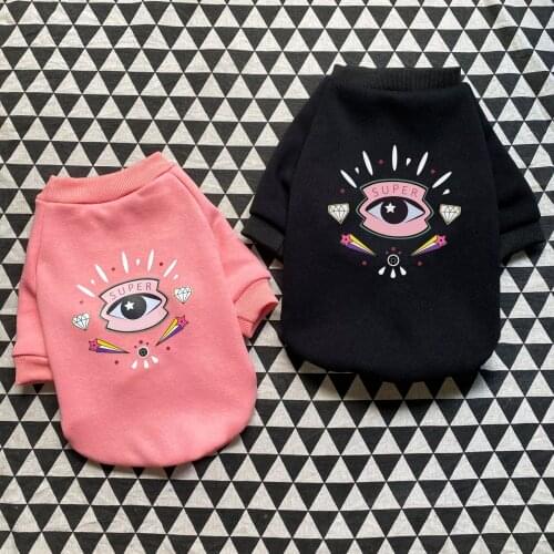 Autumn Winter Puppy Sweater Pug Eyes Coat for Small Dogs S-2XL PC1403