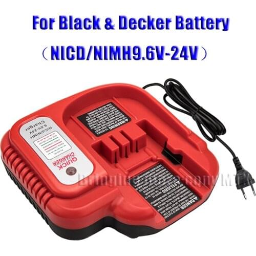 Suitable for charging Black & Decker nickel batteries fast charger Nicd Nimh 9.6-24V Newest Firestorm FS120B FS120B freeshipping