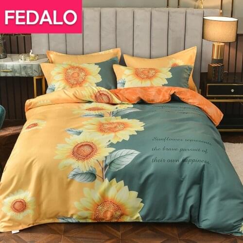 100% brushed bed linen quilt cover four-piece bedding quilt cover 150x200 student dormitory single three-piece set