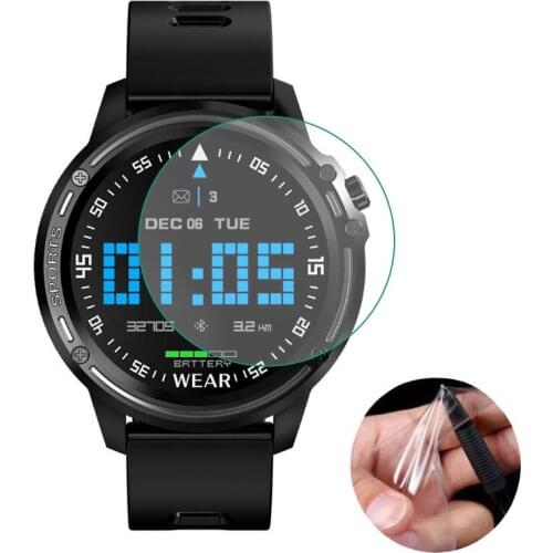 3pcs Clear Transparent Protective Film Guard For Hold mi Greentiger L8 Smart Watch Screen Protector Cover Smartwatch Protection