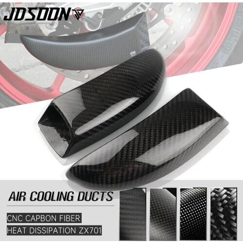 Carbon Fiber Air Cooling Ducts Brake Cooling Mounting kit System For KAWASAKI ZX-6RR NINJA 2003-2005 GTR1400 ZG1400A 2008-2019