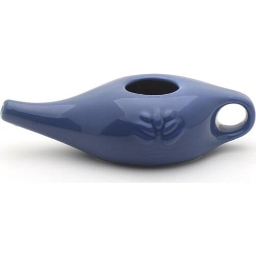 Yoga Auxiliary Fitness Tools Nasal Bath Neti Pot Ceramic Bath Pot Home health care rehabilitation tool
