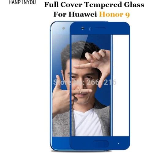 For Huawei Honor 9 New Full Coverage Tempered Glass 9H 2.5D Premium Screen Protector Film For Huawei Honor 9 5.2"