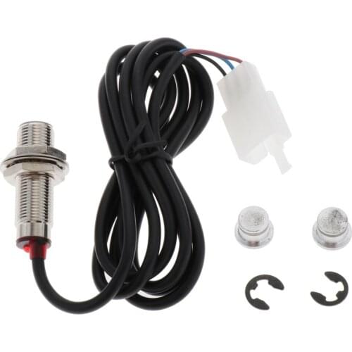 15000rpm Motorcycle Backlight LCD Digital Speedometer Tachometer Odometer