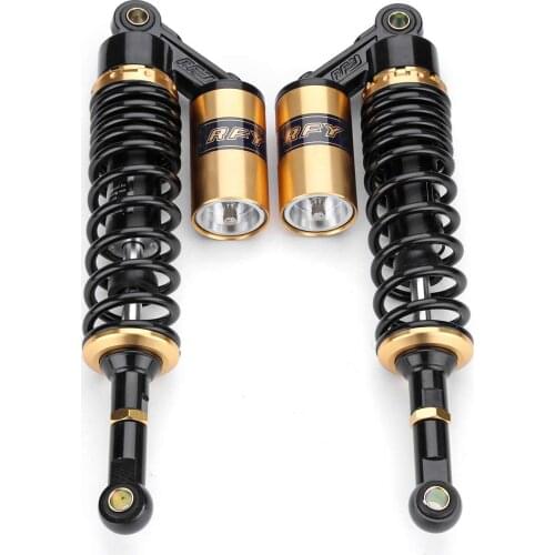 2X Universal 360mm 14" Motorcycle Rear Air Shock Absorbers Suspension For Honda/Yamaha/Suzuki ATV Dirt Bike