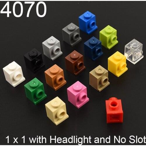 10PCS 4070 Hinge Brick Special 1x1 Building block accessories parts MOC DIY Education Build Toys Brick