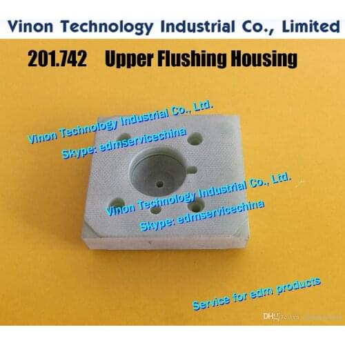 836.274 edm Upper Flush Housing 55.5x50x13.3t for AGIE Challenge,Classic,Evolution,Excellence,CUT1000 Flushing Housing 201.742