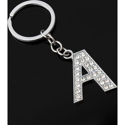 Hot Keychain For bag llaveros mujer Love Rhinestone Letters Keychain Bag Handbag Key Ring Car Key Chain Small Pendant Cool Gift