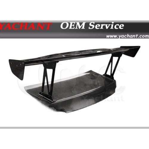 FRP Fiber Glass Rear Spoiler GT Wing 1600mm Fit For 2008-2014 R35 GTR GTR35 VTX Type-5 Style Rear Spoiler GT Wing